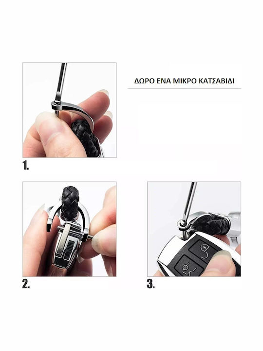 Handmade Black Keychain