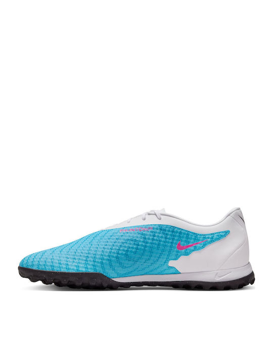 Nike Phantom GX Academy Football Shoes with Molded Cleats Baltic Blue / White / Laser Blue / Pink Blast