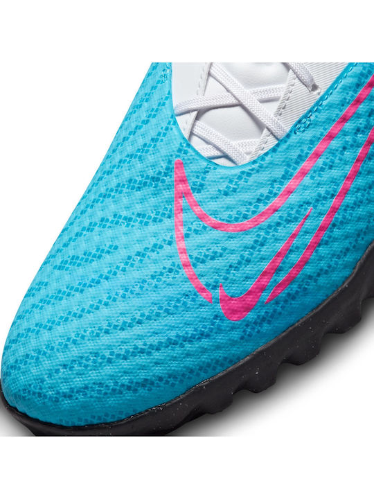 Nike Phantom GX Academy Football Shoes with Molded Cleats Baltic Blue / White / Laser Blue / Pink Blast