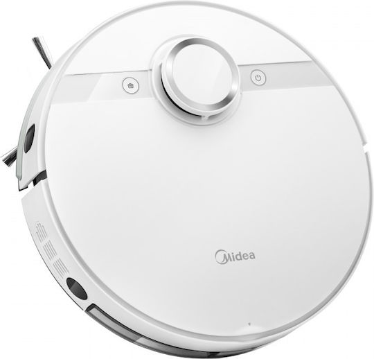 Midea M7 Robot Vacuum Cleaner with Laser Mapping & 4000Pa Suction Power White
