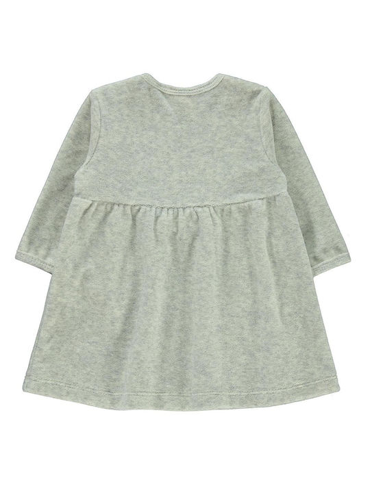 Civil Kids Dress Velvet Gray