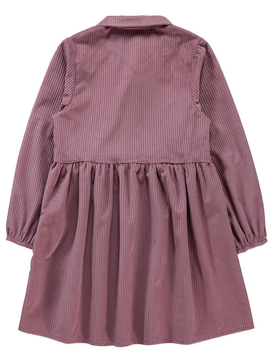 Civil Kids Dress Velvet Pink