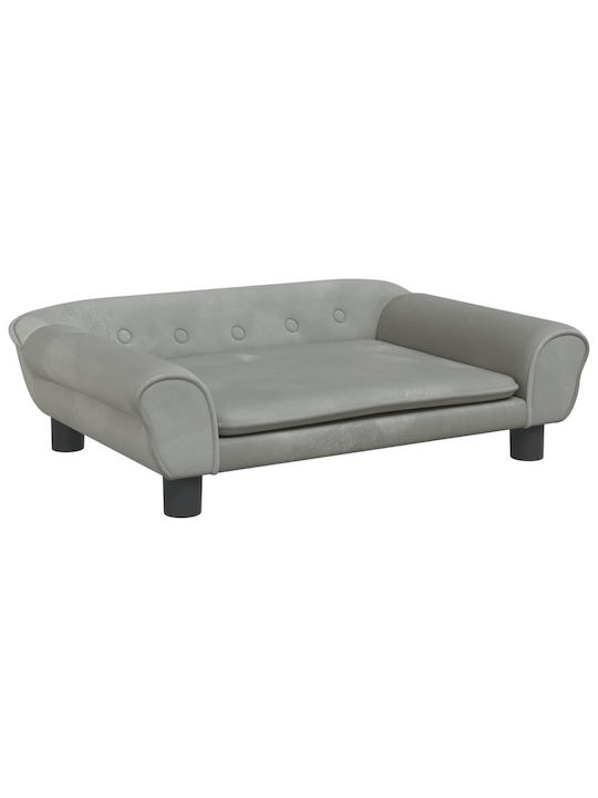 vidaXL Dog Sofa Bed Gray 70x48cm