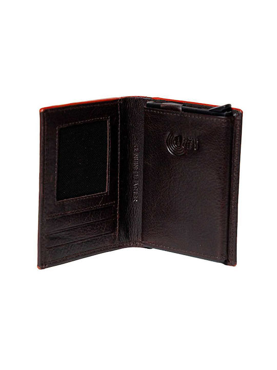 Beverly Hills Polo Club Men's Leather Wallet Brown