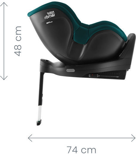 Britax Romer Dualfix Pro M Καθισματάκι Αυτοκινήτου i-Size με Isofix Golden Cognac