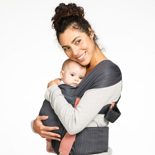 Infantino Wrap Carrier Hug & Cuddle Adjustable Hybrid Gray with Maximum Weight 12kg