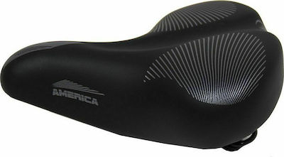 Monte Grappa America Black City Bicycle Saddle