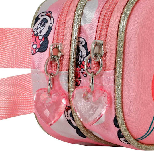 Karactermania Minnie Love 3D Κασετίνα Πολύχρωμη