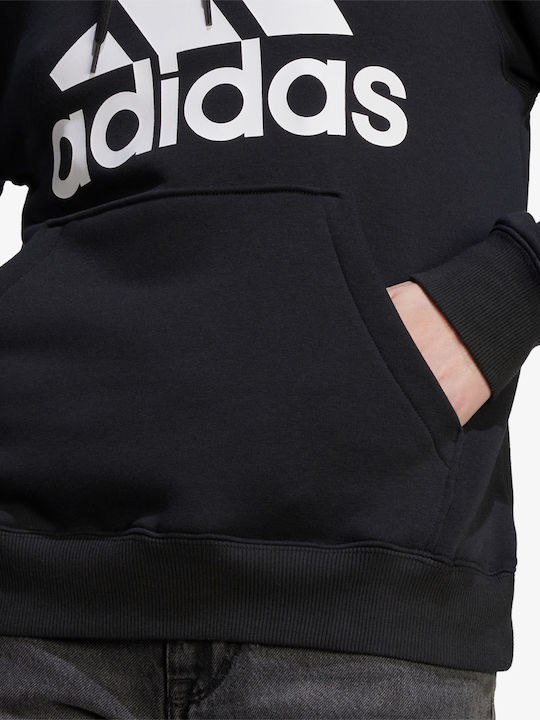 Essentials Damen Sweatshirt Kapuzen Schwarz