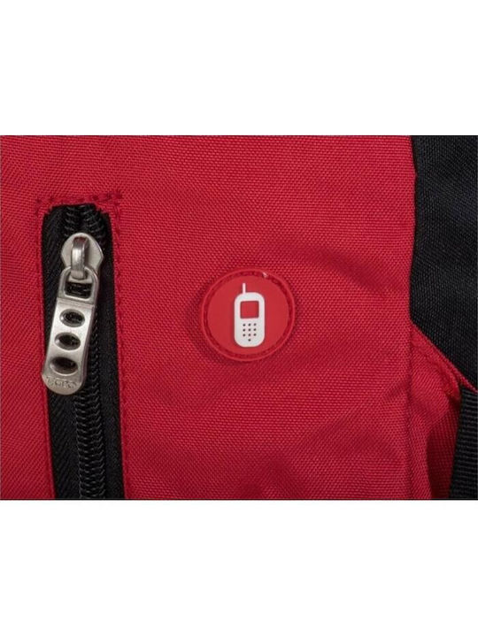 Polo Original Scarf School Bag Backpack Junior High-High School Fuchsia with Water Bottle Holder 20Liters 2020