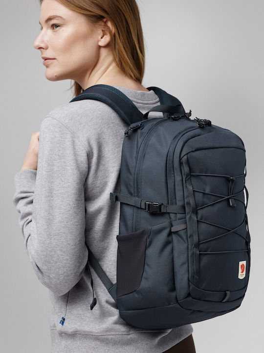 Fjallraven Σχολική Τσάντα Πλάτης Γυμνασίου - Λυκείου σε Μπλε χρώμα 20lt