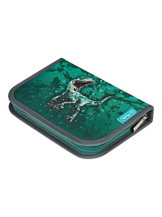 Herlitz Plus Loop Green Rex Σχολική Τσάντα Πλάτης Δημοτικού Πράσινη με Θήκη για Παγούρι 16lt