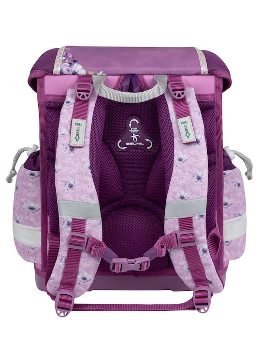 Belmil LITTLE Schulranzen Rucksack Grundschule Lila 19Liter
