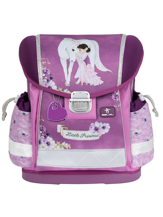 Belmil LITTLE Schulranzen Rucksack Grundschule Lila 19Liter
