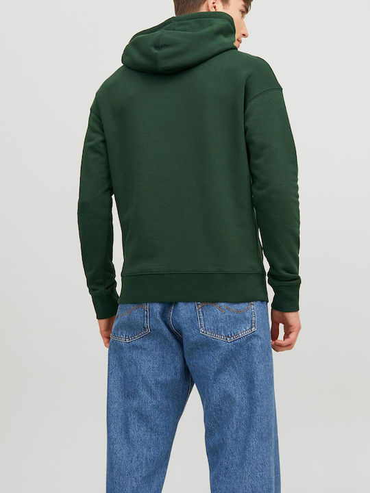 Jack & Jones Men's Sweatshirt with Hood Green