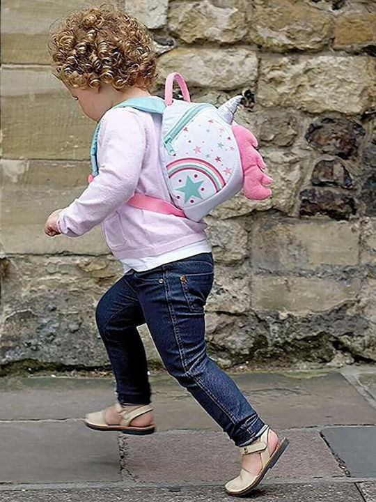 Littlelife Big Unicorn Kids Backpack Σχολική Τσάντα Πλάτης Νηπιαγωγείου Λευκή 6lt