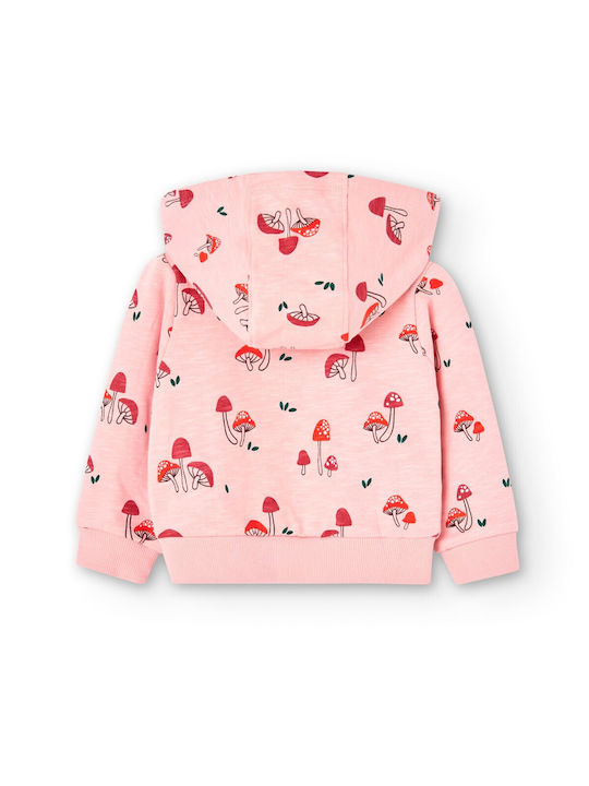 Boboli Kinder-Sweatjacke mit Kapuze Rosa