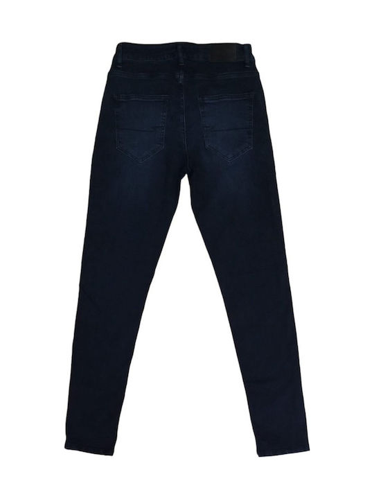 Pantalon De Blugi Elastic Pentru Bărbați Cu Fit Slim Albastru