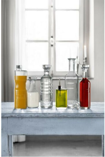 Luigi Bormioli Optima Flasche Wasser Glas mit Schraubdeckel Transparent 1000ml