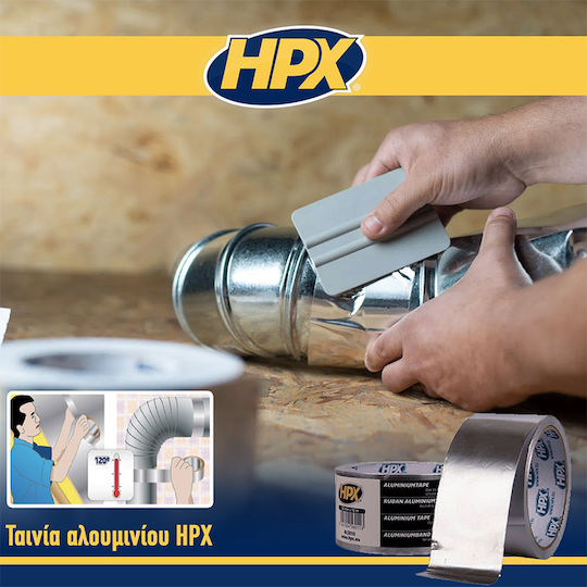 HPX Μονωτική Ταινία 50mm x 50m Ασημί