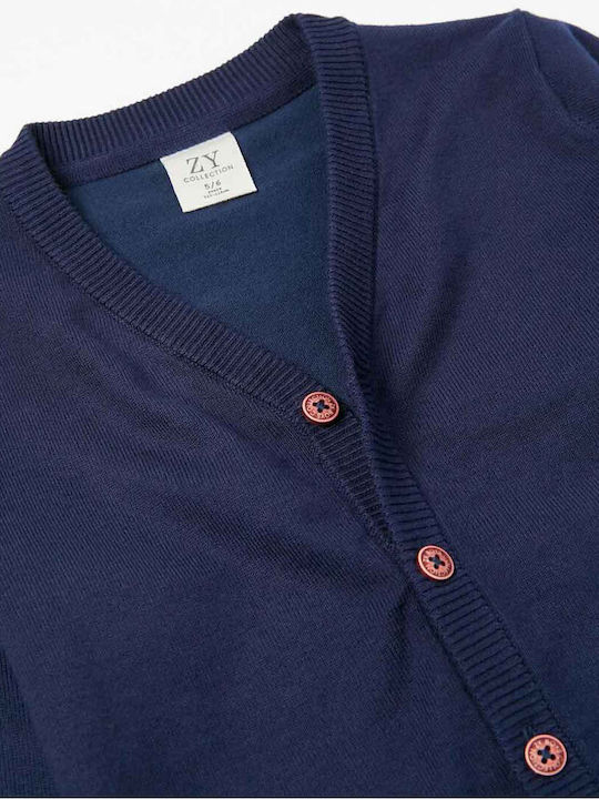 Cardigan pentru copii Tricotat Albastru