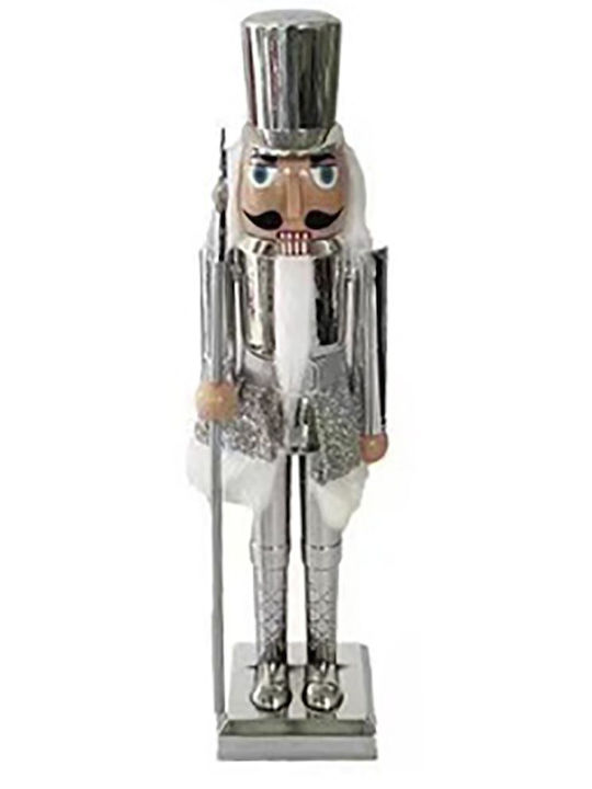 Ornament Spargător De Nuci Din Plastic Argintiu 5x17cm