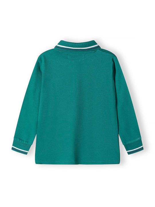 Minoti Kids Blouse Long Sleeve Green