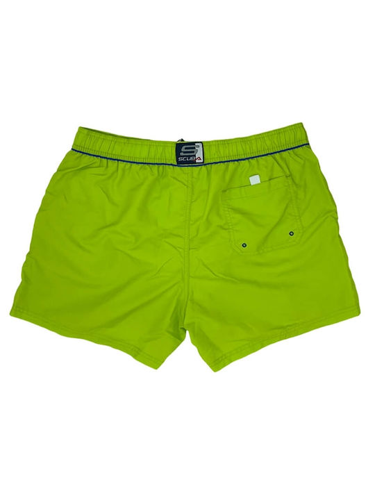 Light green men's swimsuit-shorts Scuba 628206