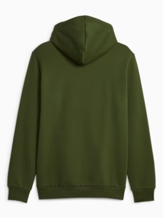 Big Logo Sweatshirt with Hood Green