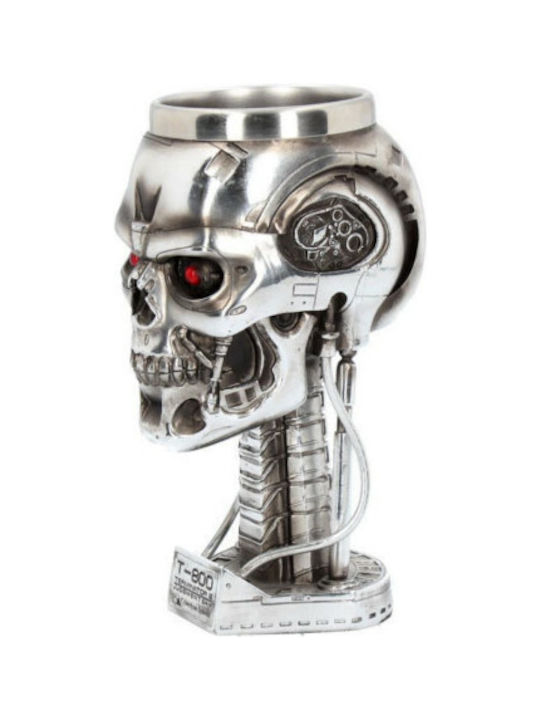 Nemesis Now Glass Beer, μπίρας made of Metal in Silver Color