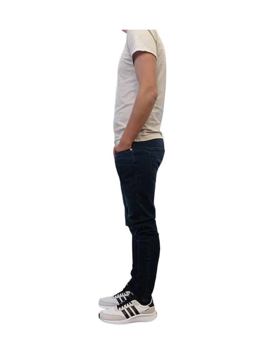 Pantalon De Blugi Elastic Pentru Bărbați Cu Fit Slim Albastru