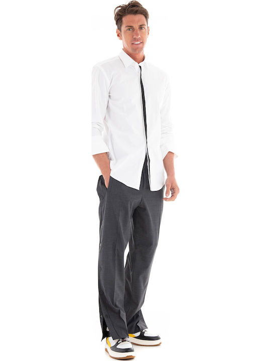 Keidi Long-sleeved Cotton Shirt White