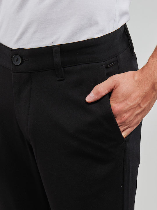 Παντελόνι Chino Ελαστικό Μαύρο