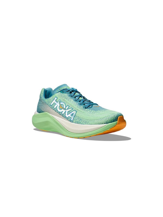 Mach X Sport Shoes Running Ocean Mist / Lime Glow
