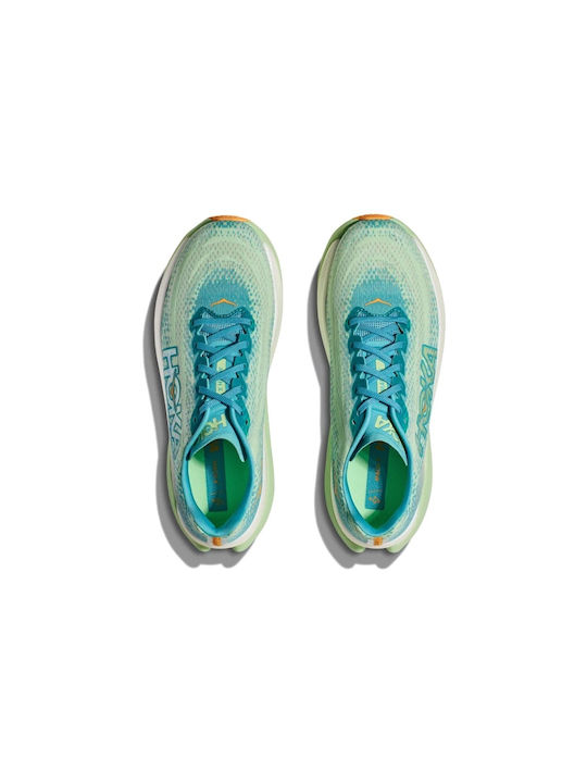Mach X Sport Shoes Running Ocean Mist / Lime Glow