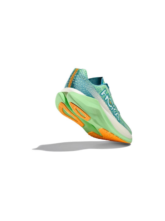 Mach X Sport Shoes Running Ocean Mist / Lime Glow