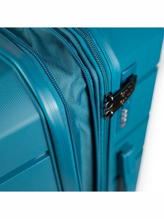 Cardinal Elusive Medium Hard Petrol Suitcase With 4 Wheels Height 58cm