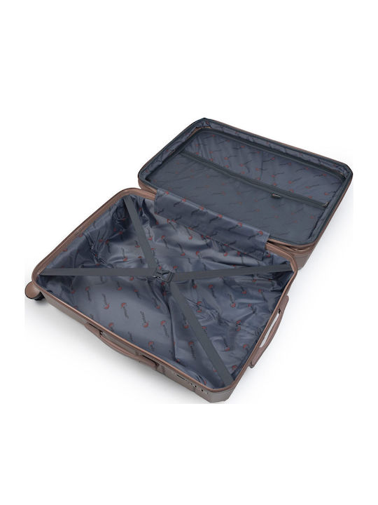 Cardinal Elusive Valize De Călătorie Sclere Rose Gold De Înălțime Maximă 58cm Cu 4 Roți Set 2 Buc