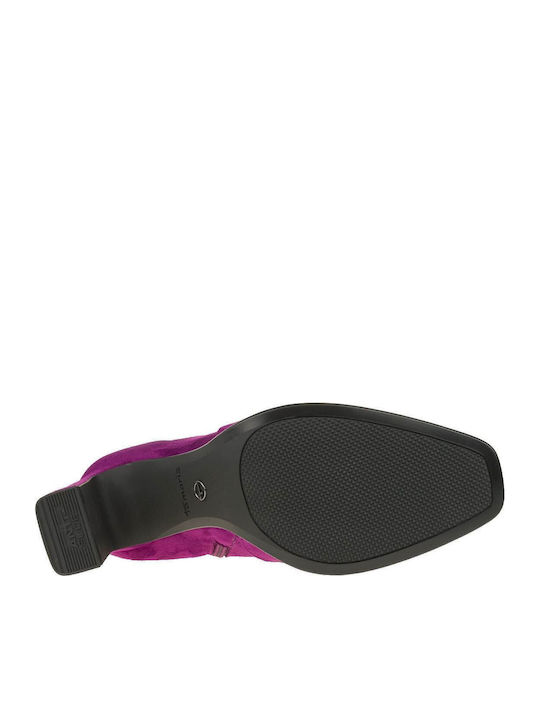 Stiefeletten Damen Rosa