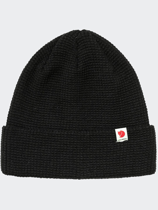 Beanie Unisex Σκούφος Πλεκτός σε Μαύρο χρώμα