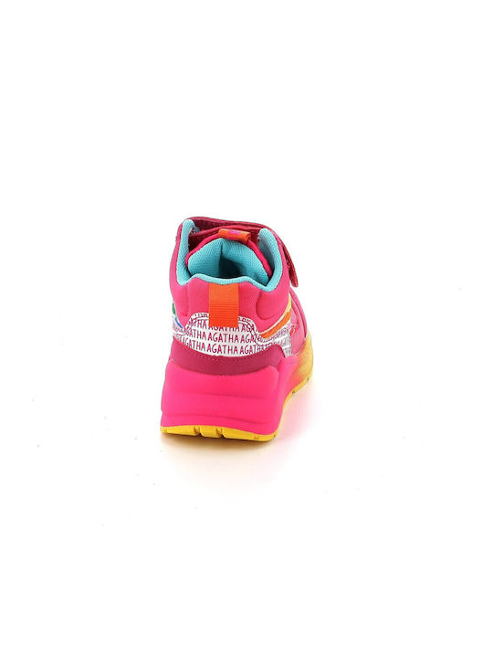 Kids Sneakers High with Scratch Multicolour