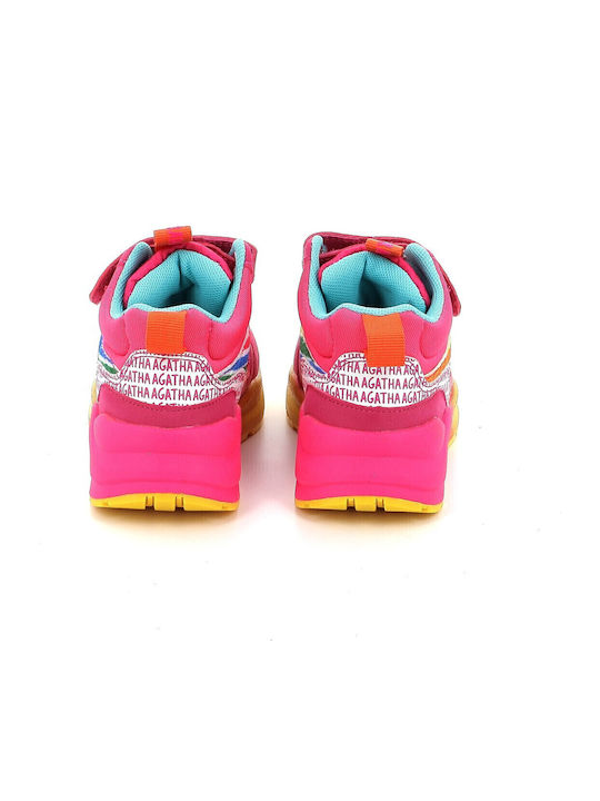 Kids Sneakers High with Scratch Multicolour