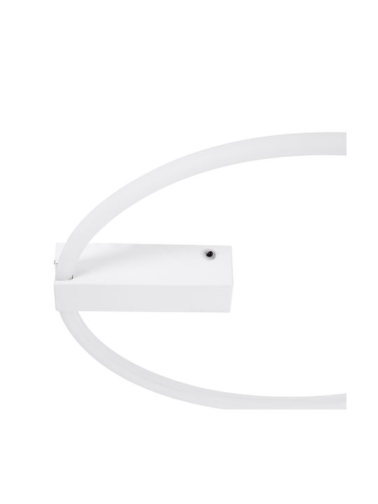 GloboStar Cinderella Ceiling Mount Light 50cm White with Integrated LED and Remote Control