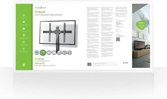 Nedis TVSM2330BK Επιτραπέζια Βάση Τηλεόρασης έως 65" και 45kg