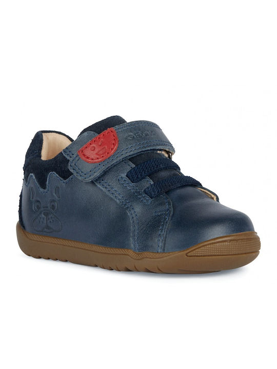 Geox Kids Sneakers with Scratch Navy Blue