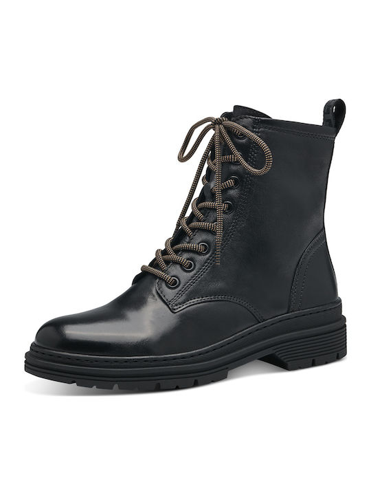 Leather Women's Ankle Boots Black