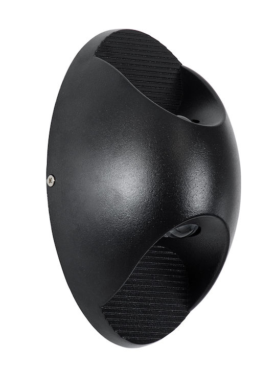 GloboStar Jeremy Wandmontierte Außenbeleuchtung Deckenleuchte IP65 10W mit Warmweißem Licht Doppelstrahl 16x10x7cm