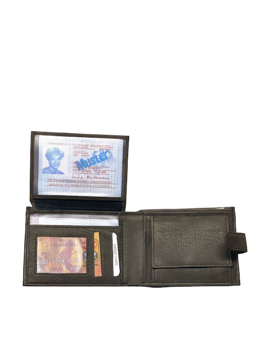 Leather Men's Wallet Classic Black