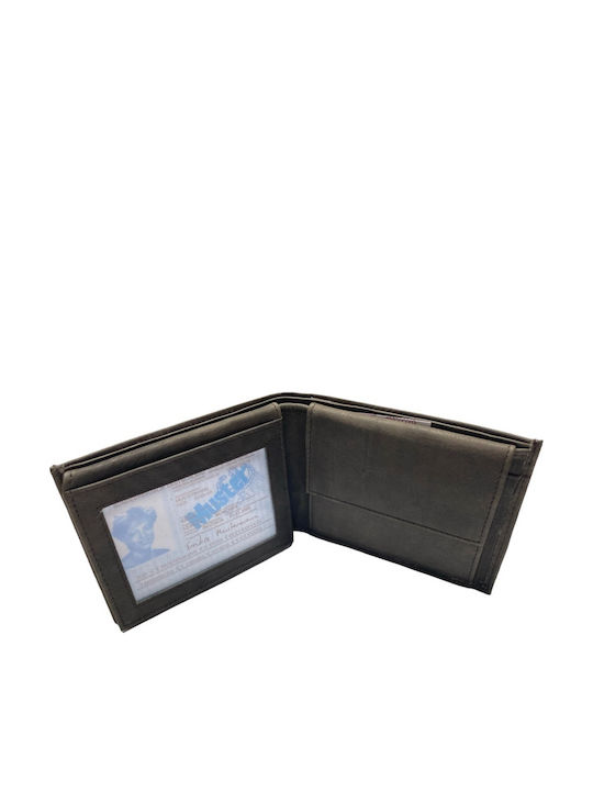 Leather Men's Wallet Classic Brown