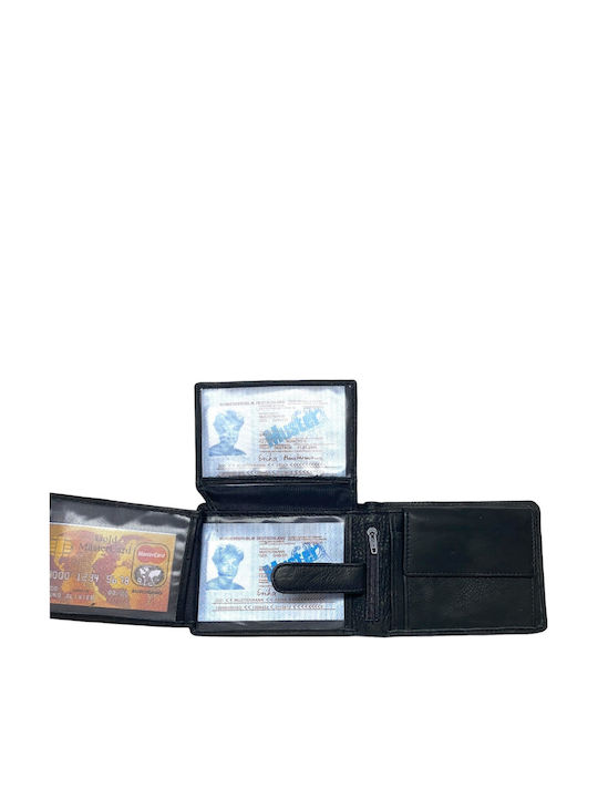 Leather Men's Wallet Classic Black